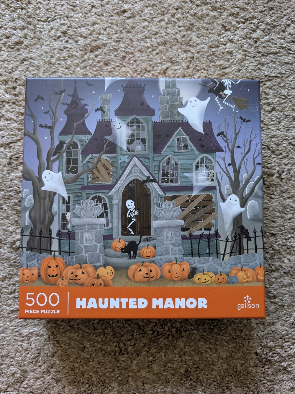 Galison Haunted Manor 500-Piece Jigsaw Puzzle